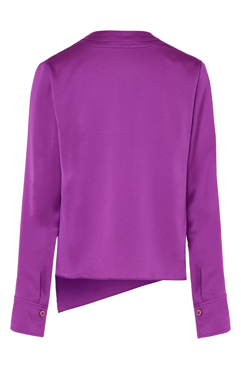 Milly Nancy Cowl Neck Satin Top, Alternate, color,