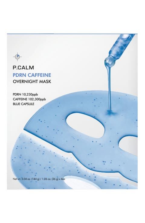 PDRN Caffeine Overnight Mask 4-Pack