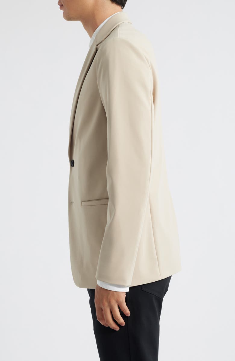 Theory Clinton Precision Ponte Knit Blazer, Alternate, color, Earl Grey