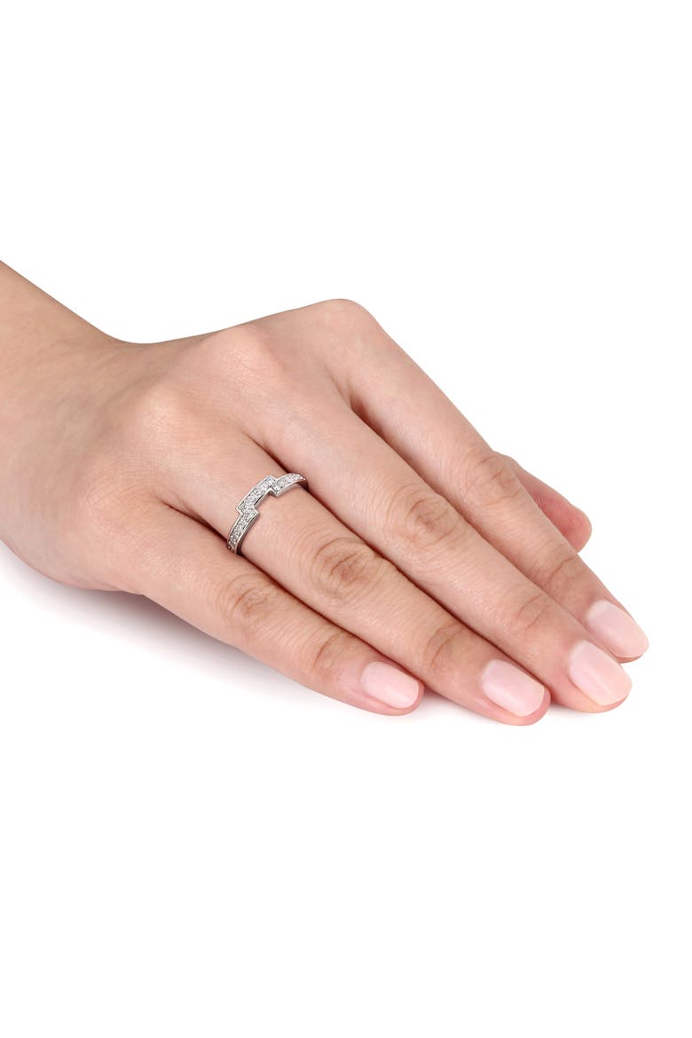 1/4 CTW Diamond Wedding Band 14k, Alternate, color, 14k White Gold