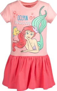Disney Princess Glitter Short Sleeve Dress