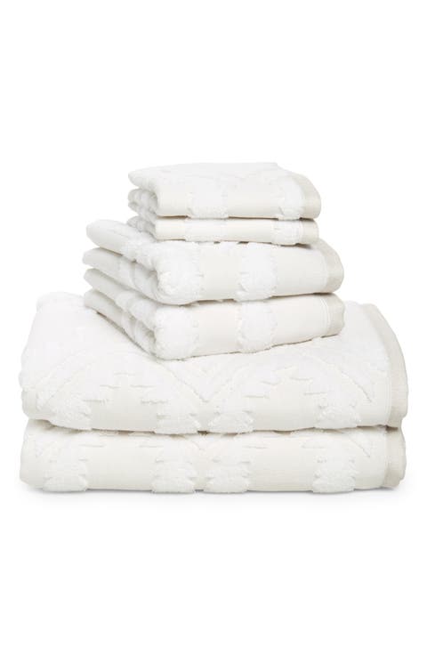 White Sands 6-Piece Towel Set