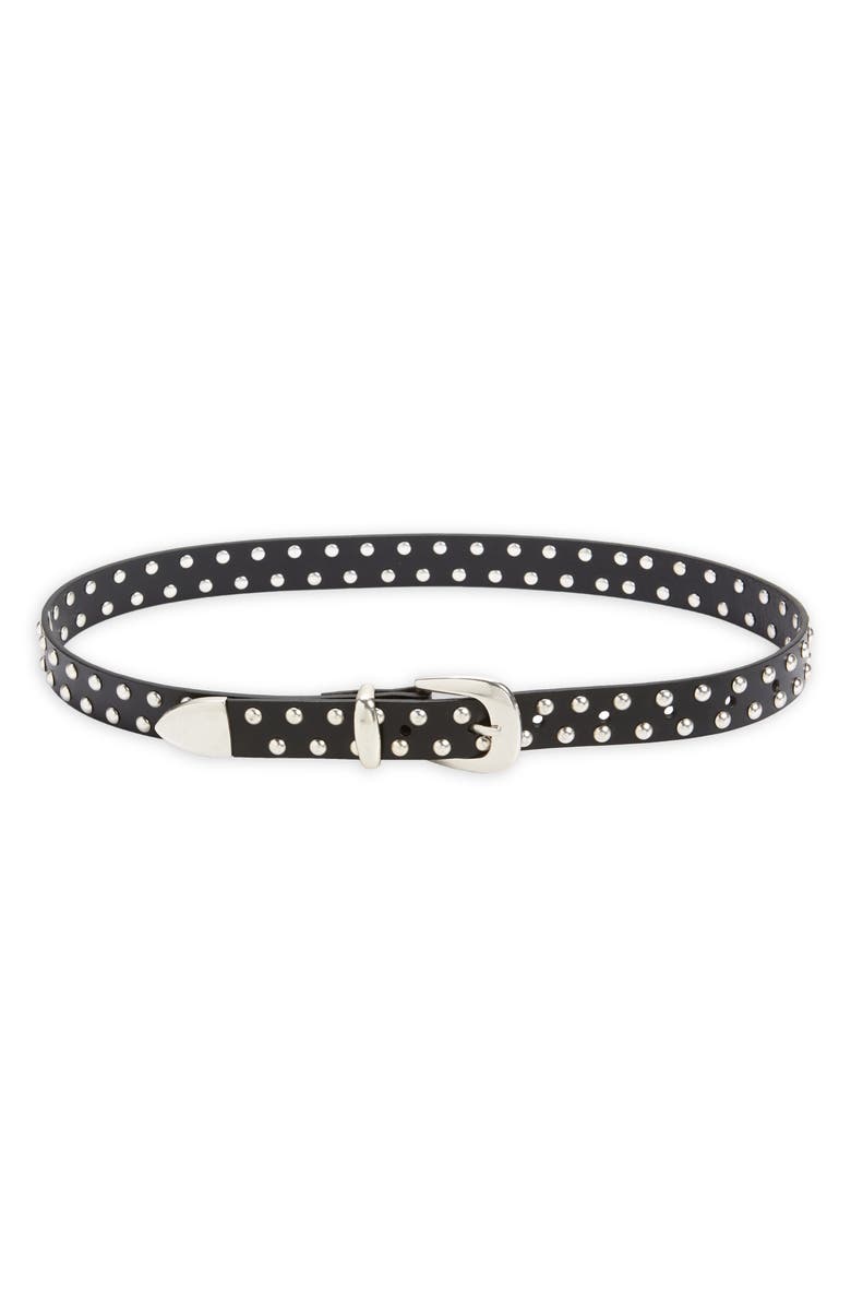 Western Stud Leather Belt