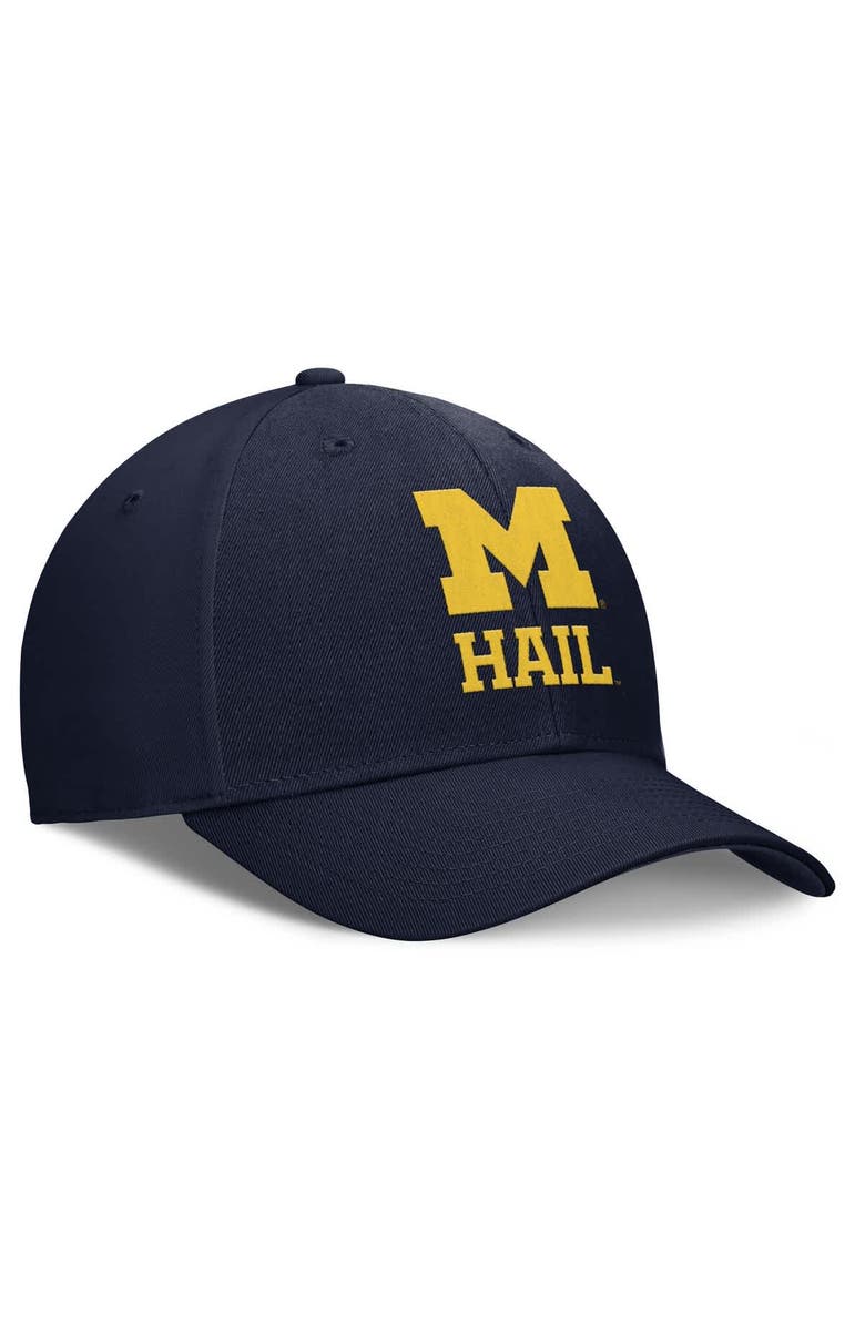 Jordan Brand Men's Jordan Brand Navy Michigan Wolverines Performance Club Adjustable Hat, Alternate, color, Navy
