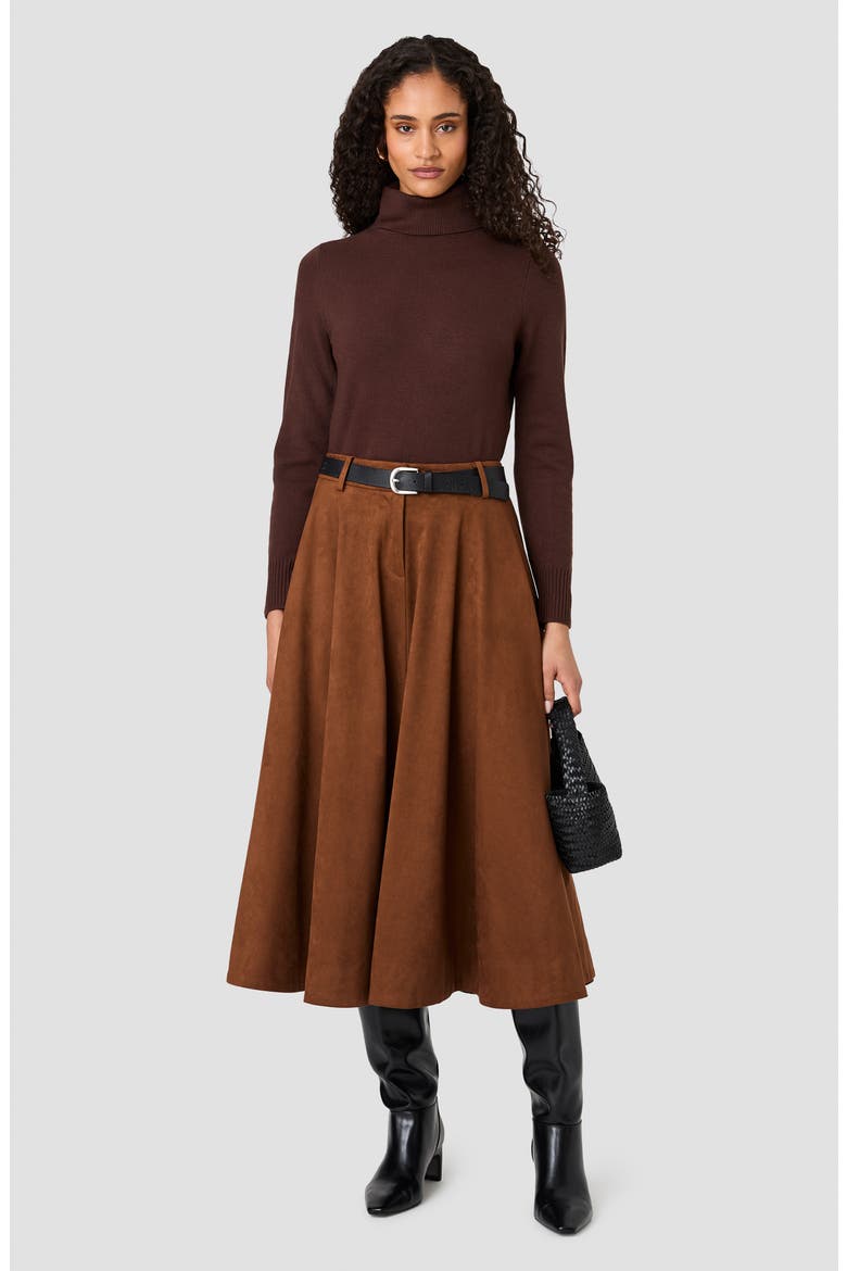 Babysoft Turtleneck Sweater, Alternate, color, COCOA BROWN