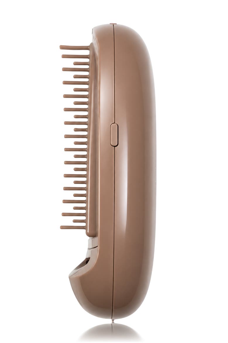 Detangling Massage Brush with Negative Ion Technology, Alternate, color, Mocha