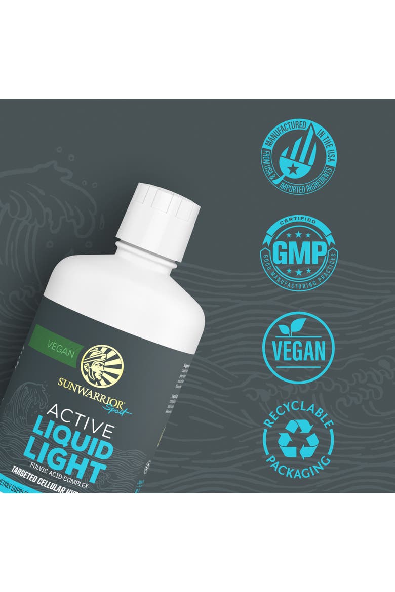 Liquid Light Fulvic Acid Trace Mineral Liquid Complex, Vegan, 32 fl oz, Alternate, color, No Color