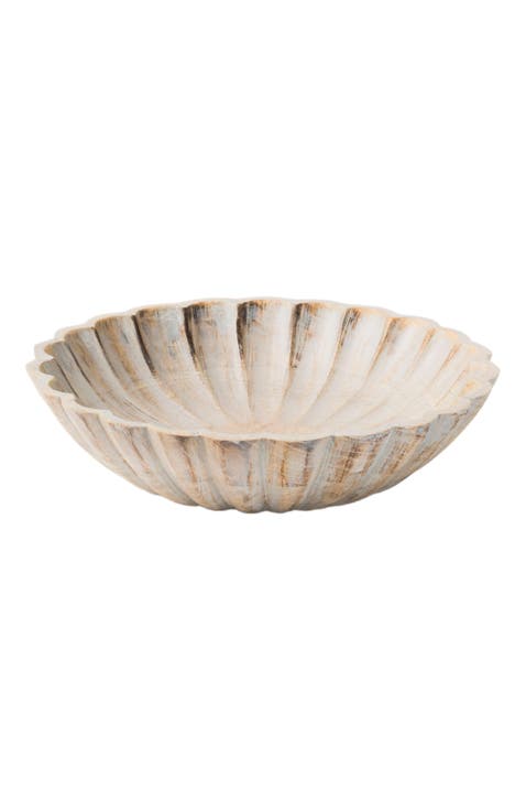 Scallop Serenity Bowls - Greywash