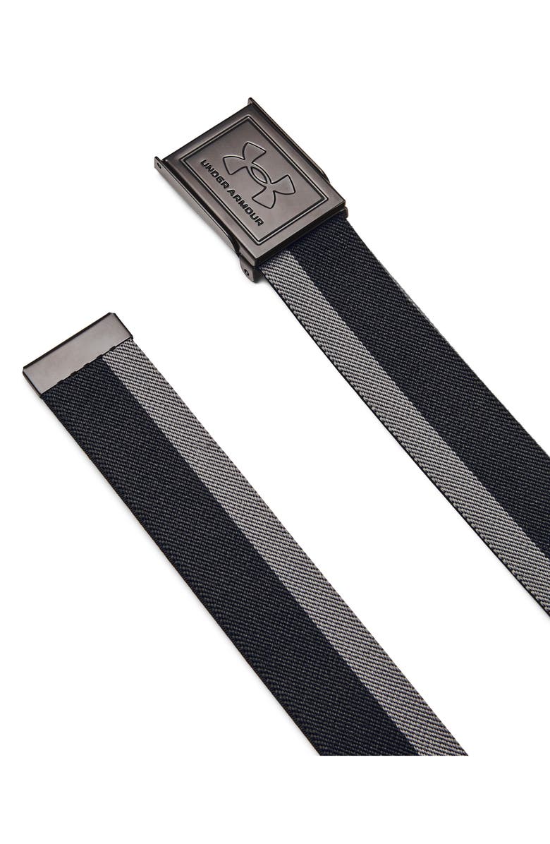 Under Armour Drive Reversible Stretch Web Belt, Alternate, color, 001 Black