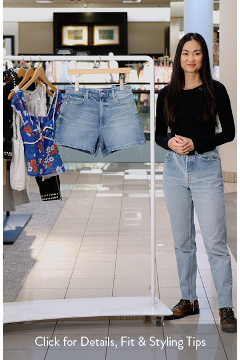 Dani Ultra High Rise Denim Shorts video
