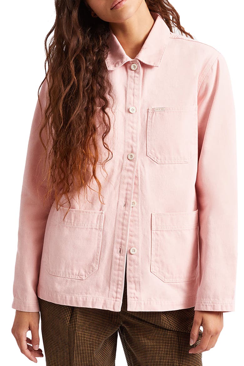 Philly Women's Chore Jacket, Main, color, PEACH SKIN