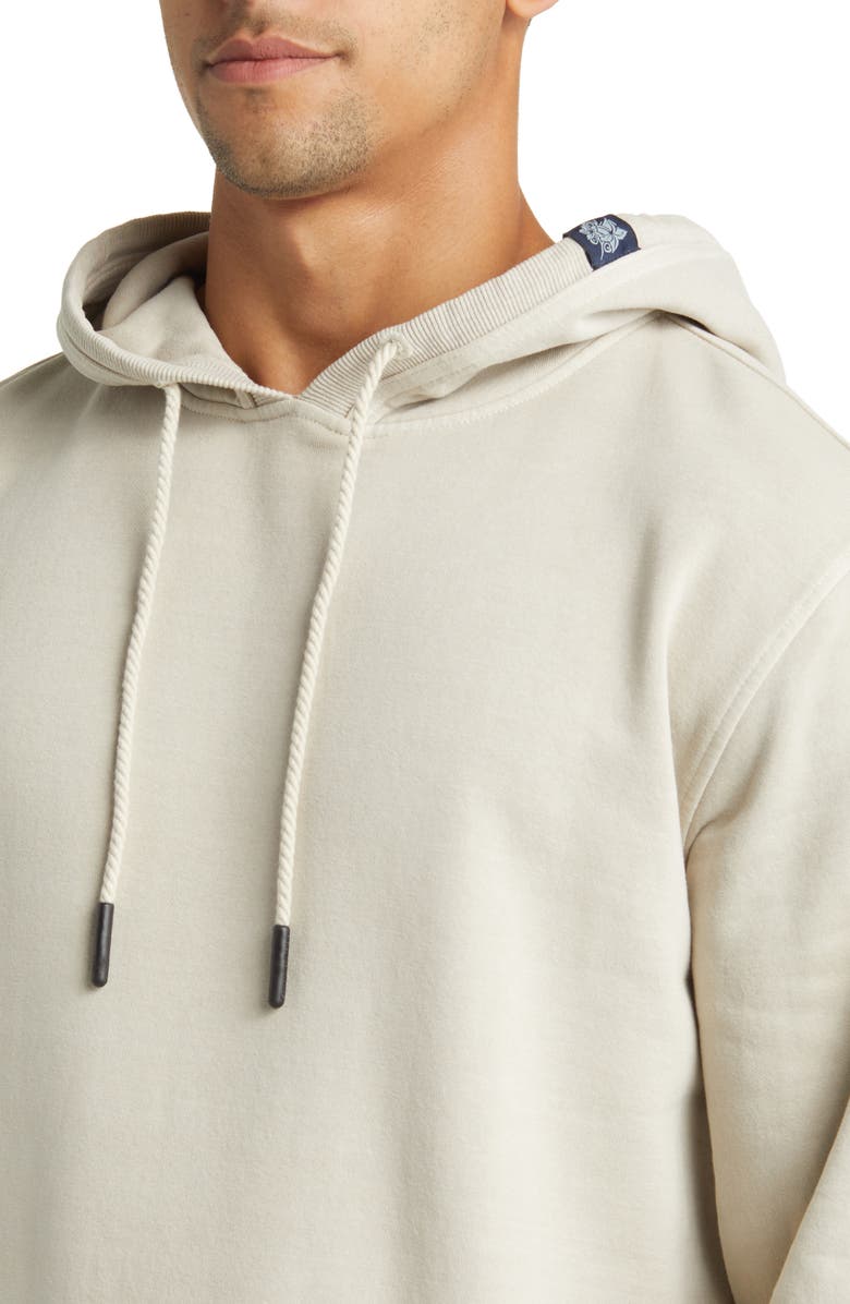 Stone Rose Fleece Hoodie, Alternate, color, Taupe