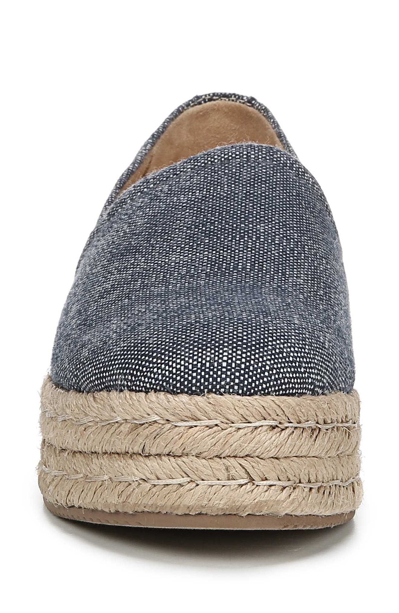 Thea III Espadrille Slip-On, Alternate, color, NAVY LINEN FABRIC