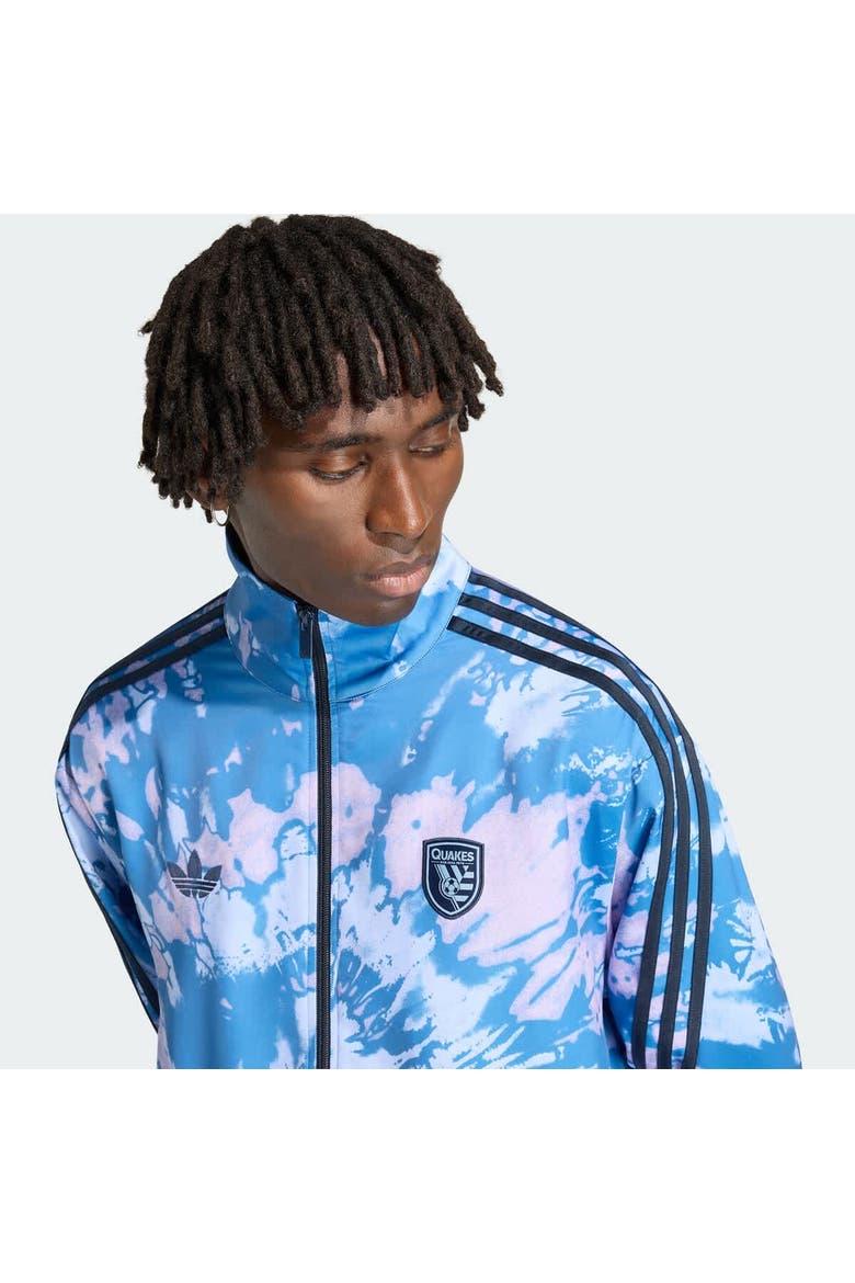 Men's adidas Originals Blue San Jose Earthquakes 2026 Grateful Dead Full-Zip Track Top, Alternate, color, Blue