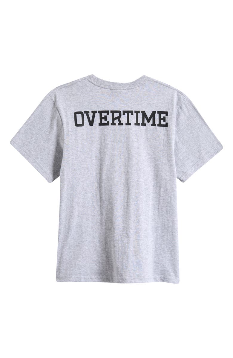 OVERTIME Kids' Classic Logo Graphic T-Shirt, Alternate, color, Heather Grey