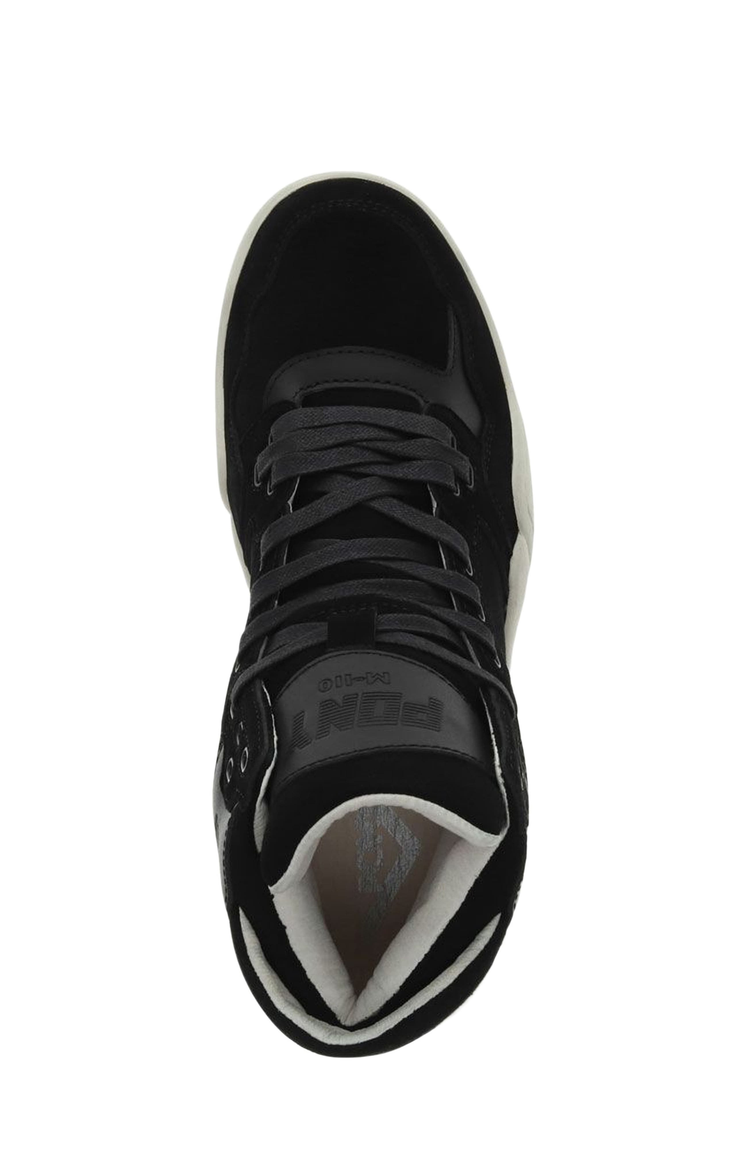 PONY M-110 Lux Sneakers, Alternate, color, Black/Off White