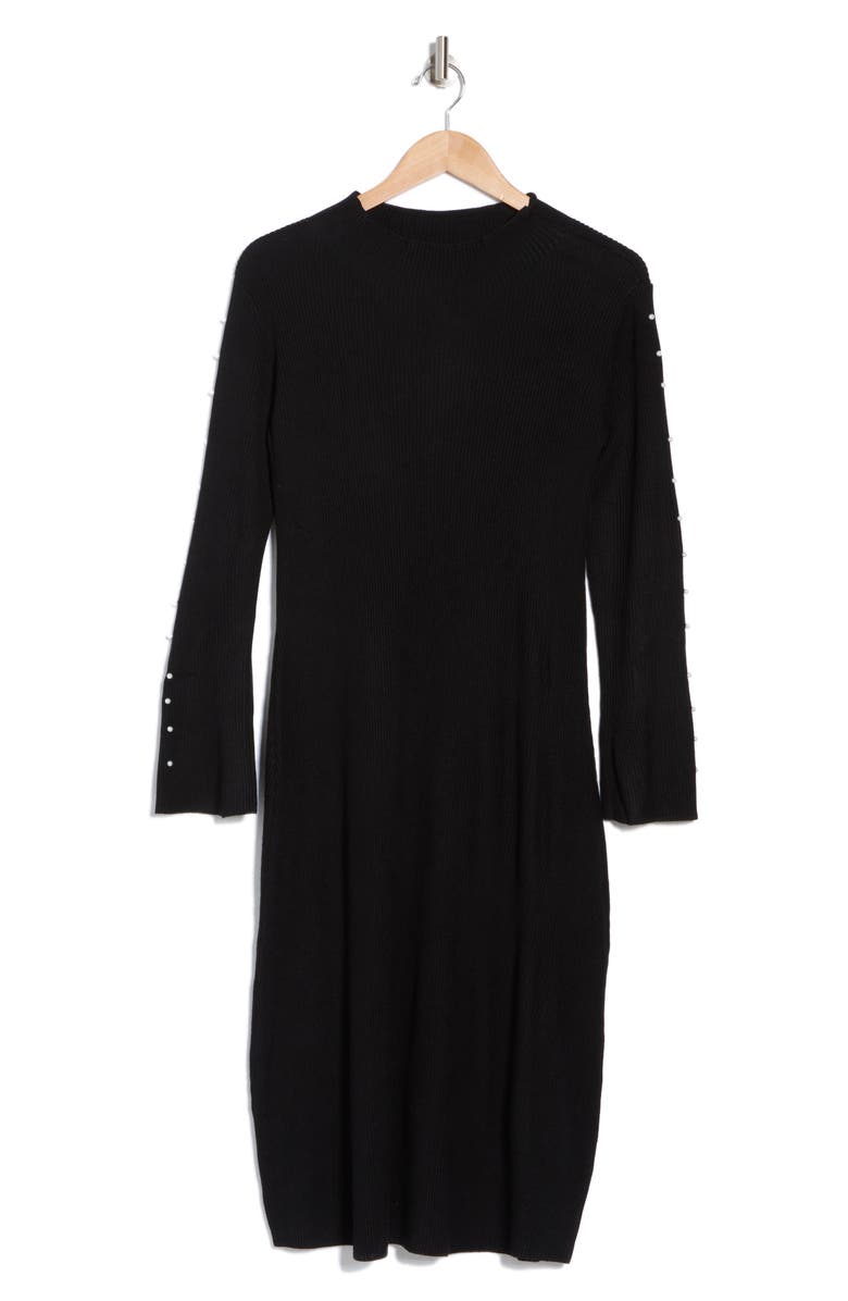SANDRA DARREN Ribbed Sweater Dress, Alternate, color, 