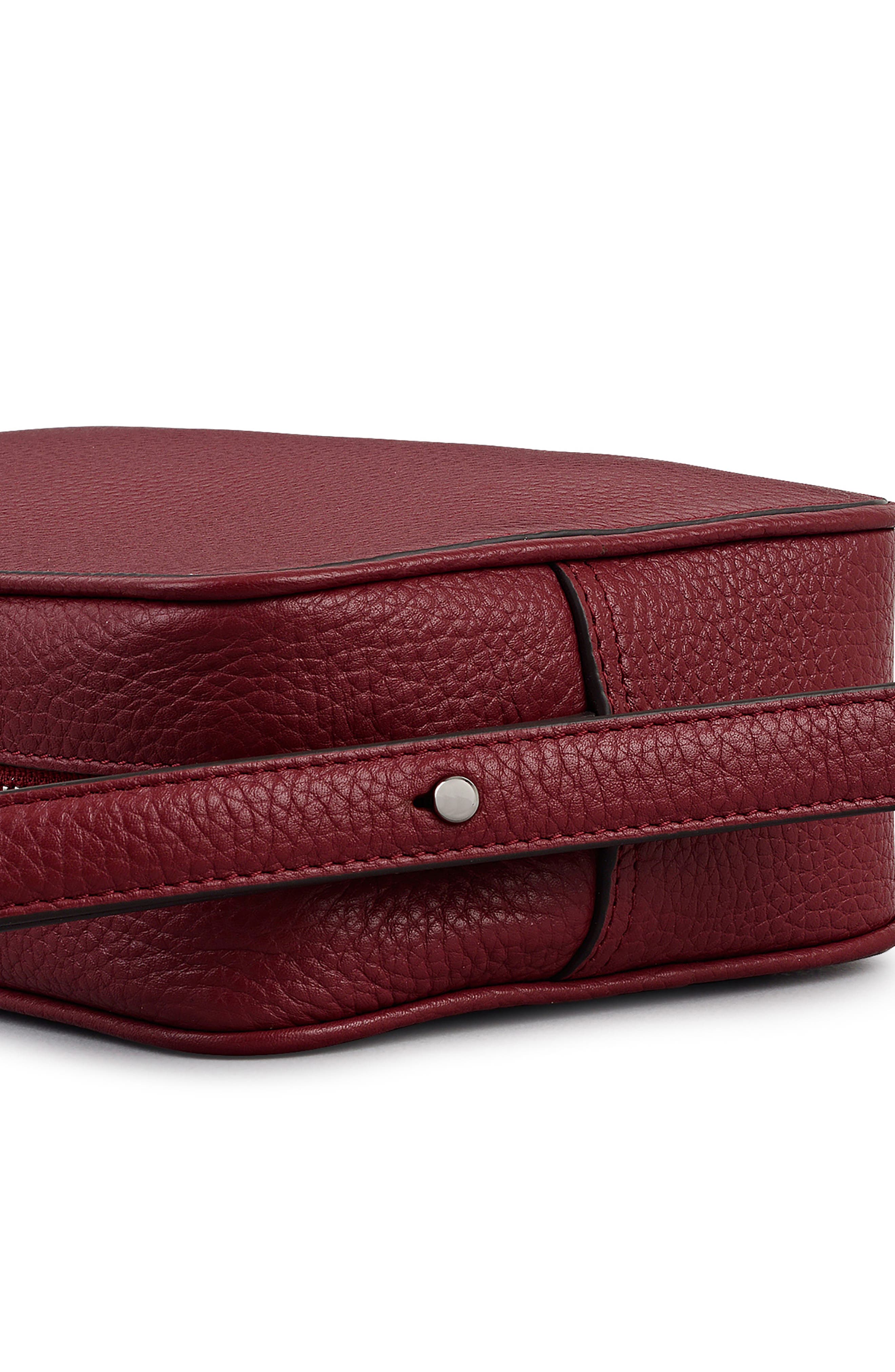 Radley Small Duchess Leather Crossbody Bag, Alternate, color, Carmine