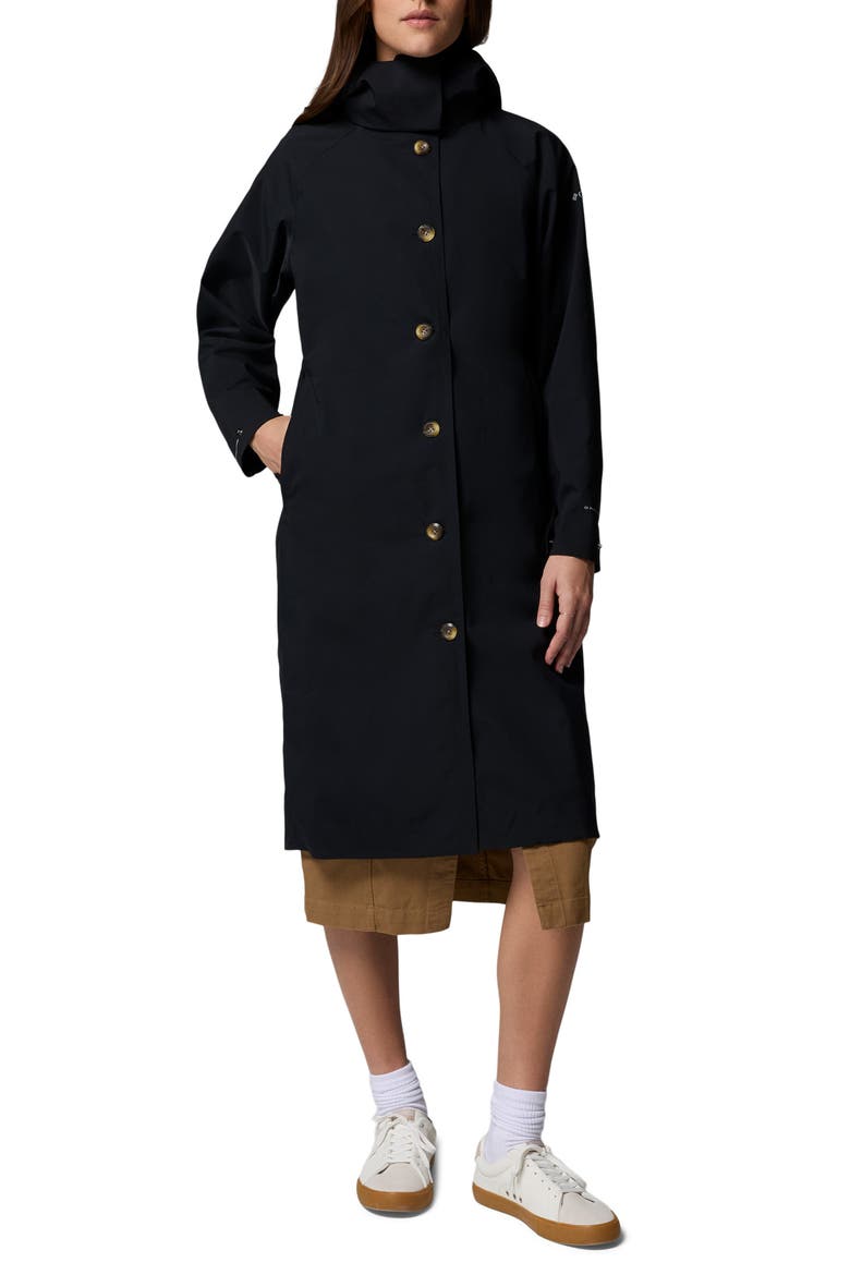 【16AW】Stone  ウォーターレペレントミリタリーコート黒M AmazeTrench™ Rain Jacket (Women) | Nordstrom