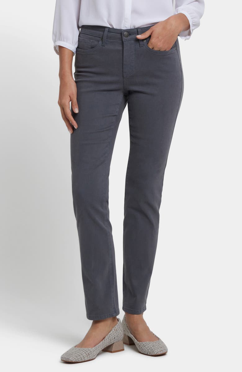 NYDJ Sheri Ankle Slim Jeans, Main, color, Vintage Charcoal