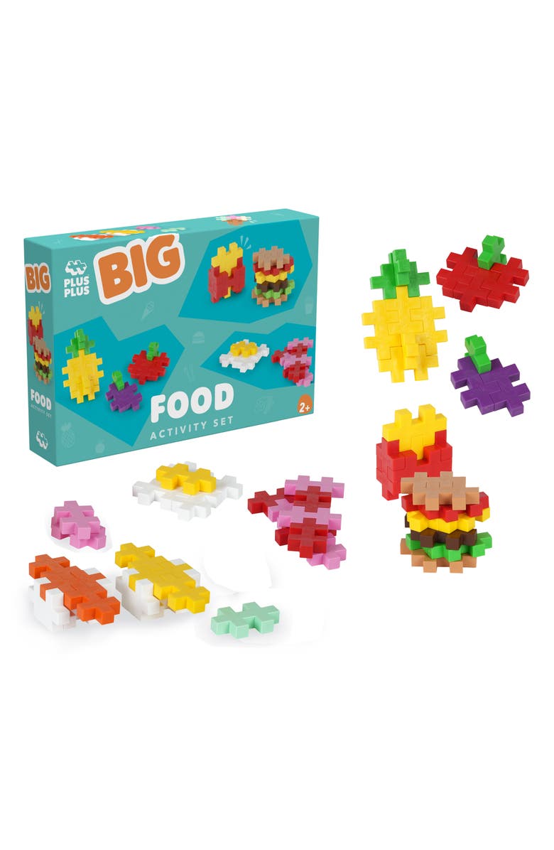 Plus-Plus USA Big Activity Food Building Playset, Alternate, color, Multi
