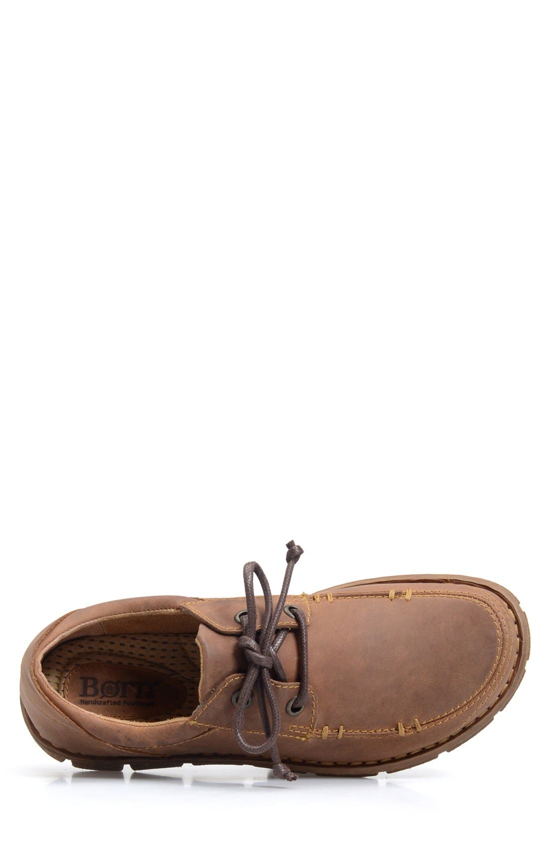'Joel' Moc Toe Derby, Alternate, color, LIGHT BROWN SUEDE