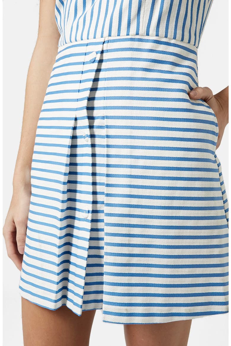 Stripe Pinafore Dress, Alternate, color, BLUE