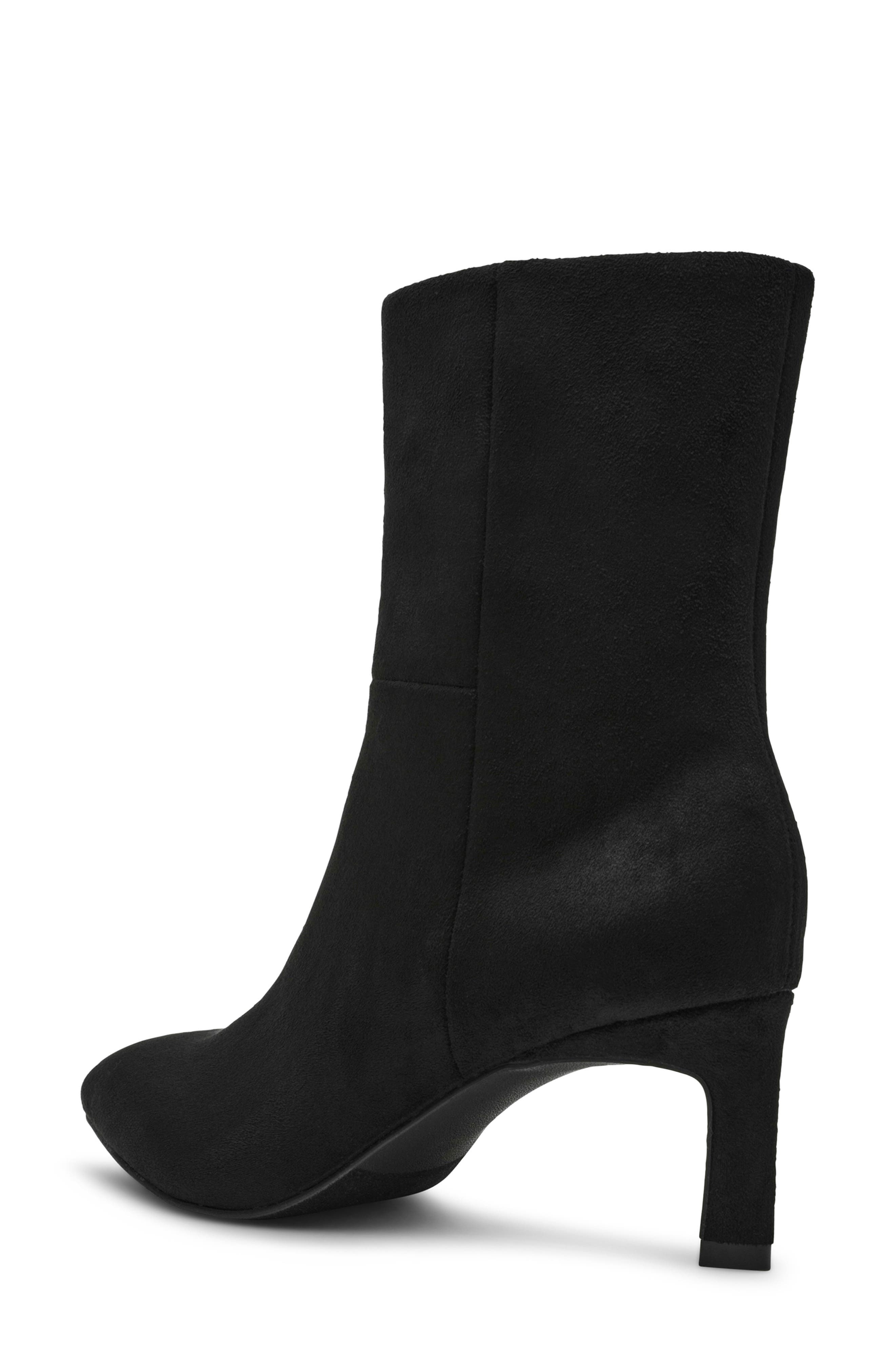 DV by Dolce Vita Gradie Kitten Heel Boot, Alternate, color, Black Faux Suede