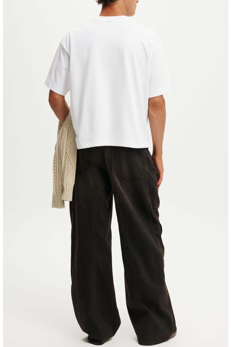Men's Super Baggy Balloon Jean, Alternate, color, Burnt Black