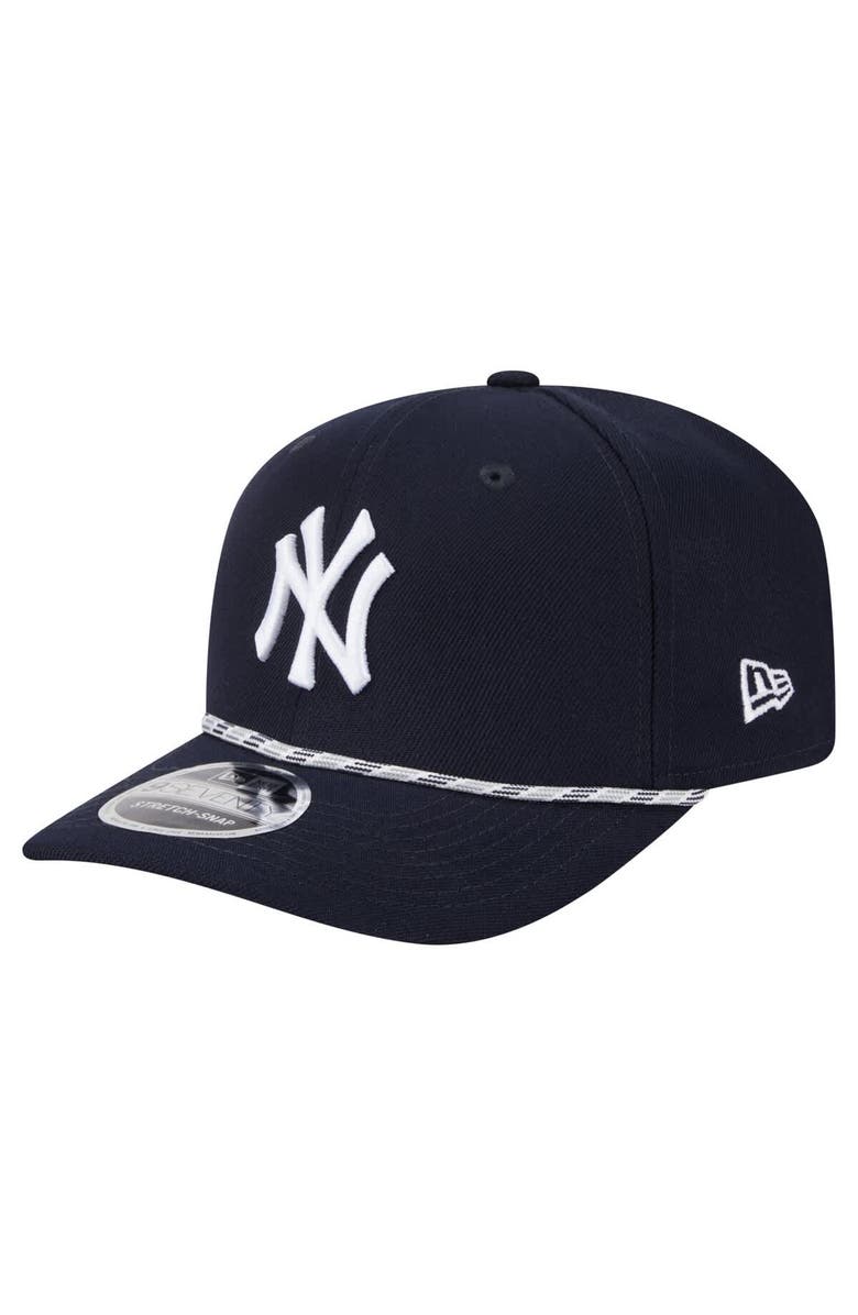 New Era Men's New Era Navy New York Yankees Multi-Rope 9SEVENTY Stretch-Snap Hat, Main, color, Navy