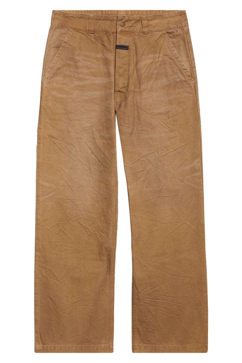 Relaxed Straight Leg Cotton Canvas Utility Pants, Alternate, color, WASHED CANYON WASHED CANYON