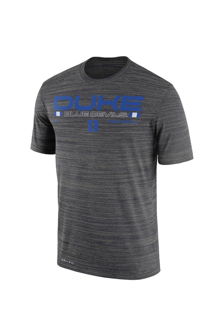 Men's Nike Charcoal Duke Blue Devils Velocity Legend Performance T-Shirt, Alternate, color, Charcoal