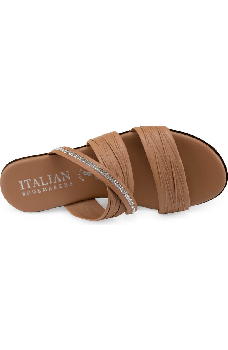 ITALIAN SHOEMAKERS Hollis Wedge Slide Sandal, Alternate, color, Tan