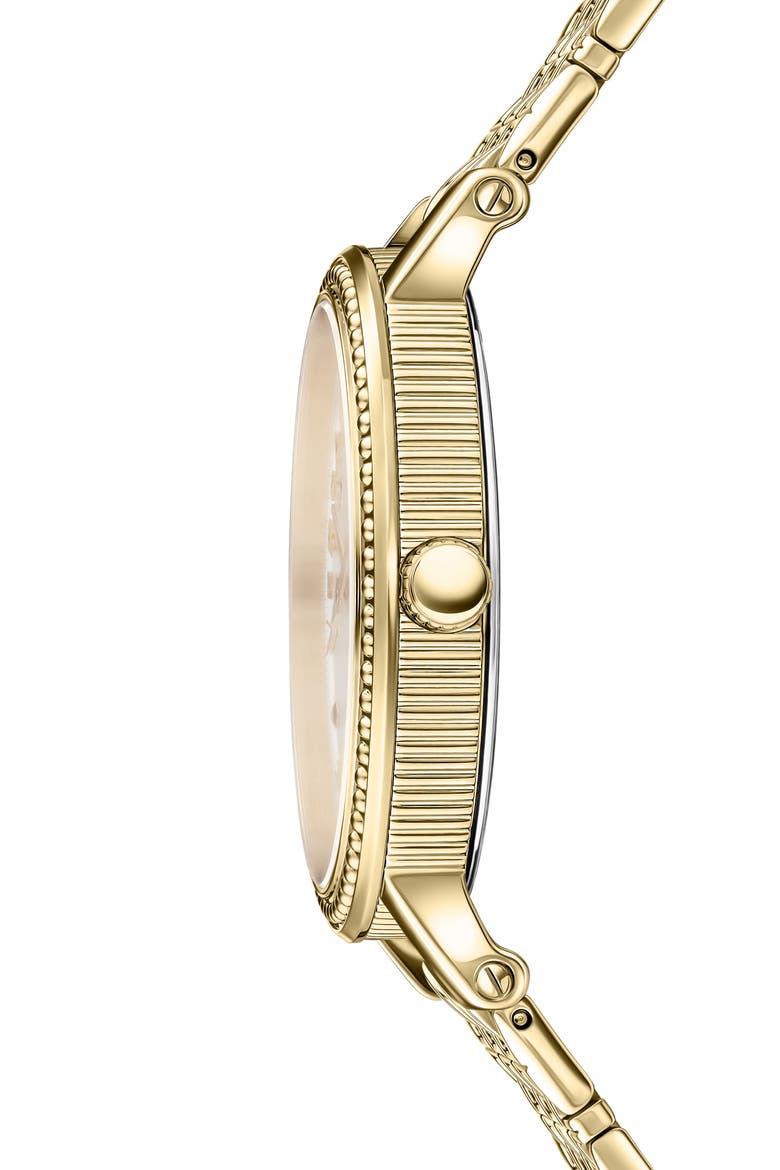 V-Dollar Bracelet Watch, 37mm, Alternate, color, IP YELLOW GOLD