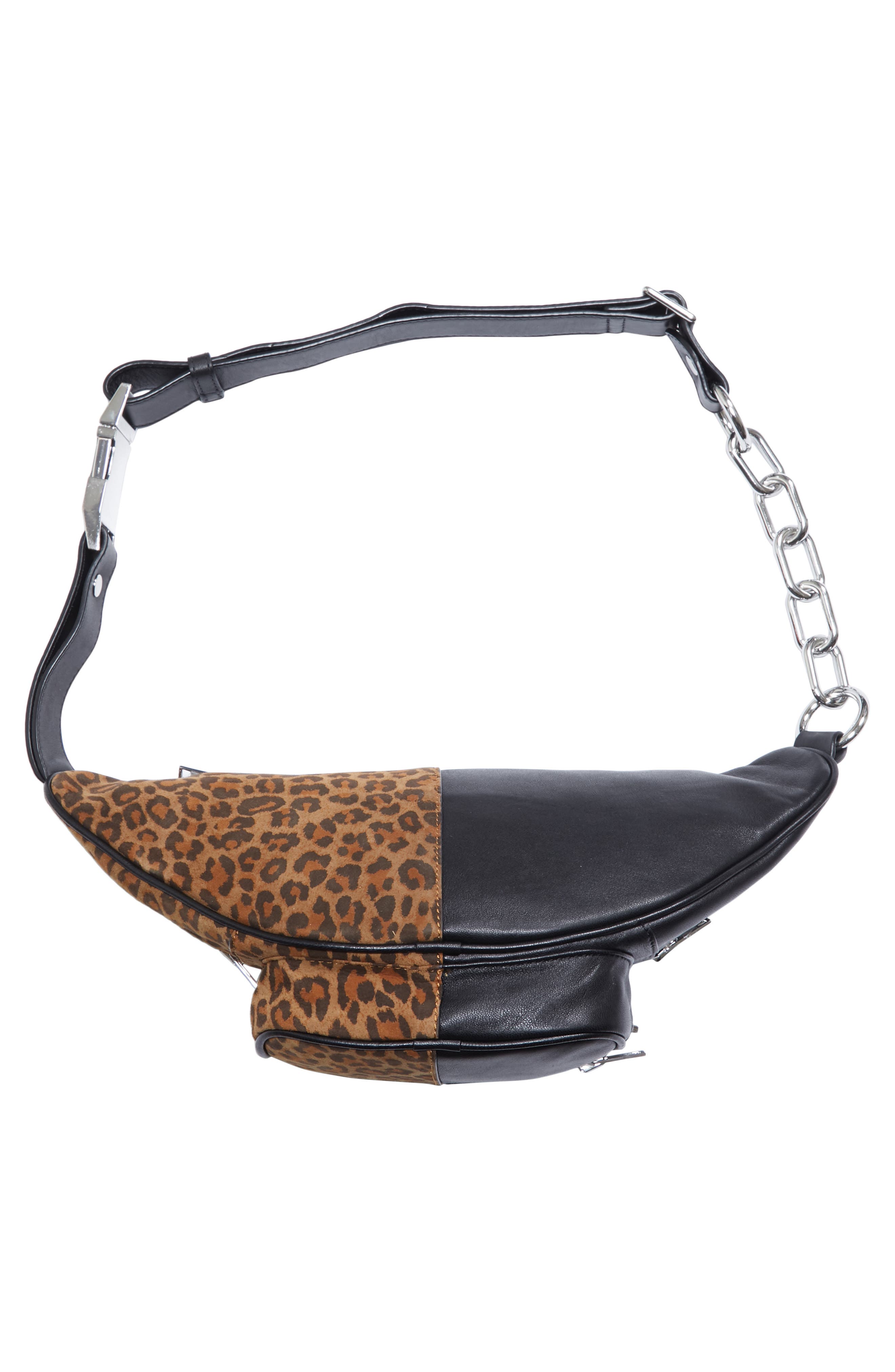 Alexander Wang Attica Leather Fanny Pack, Alternate, color, 