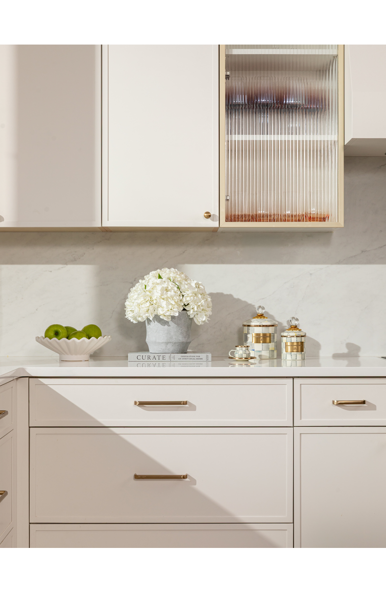 CocoBella Ryann RealTouch Hydrangea Arrangement, Alternate, color, Snow