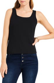 NIC+ZOE Stretch Cotton Shelf Bra Tank