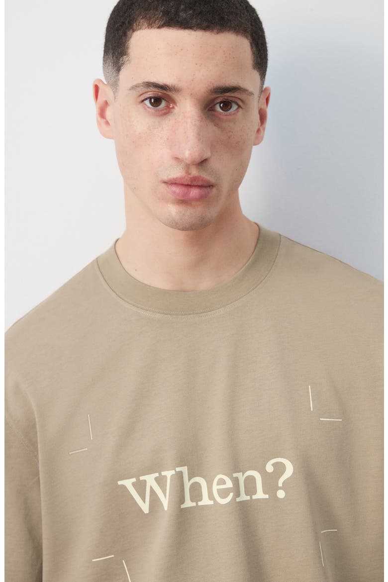 x Fantastic Man When? Graphic T-Shirt, Alternate, color, BEIGE