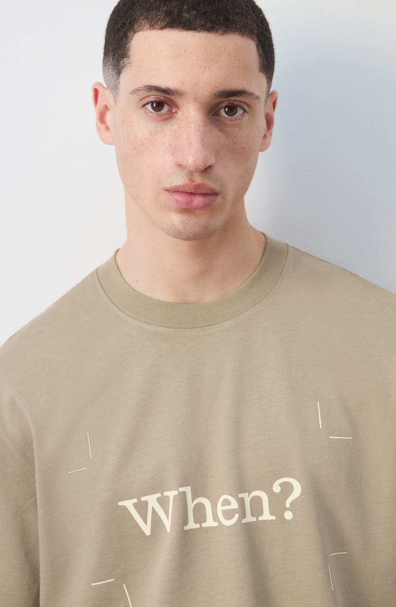 MANGO x Fantastic Man When? Graphic T-Shirt, Alternate, color, Beige