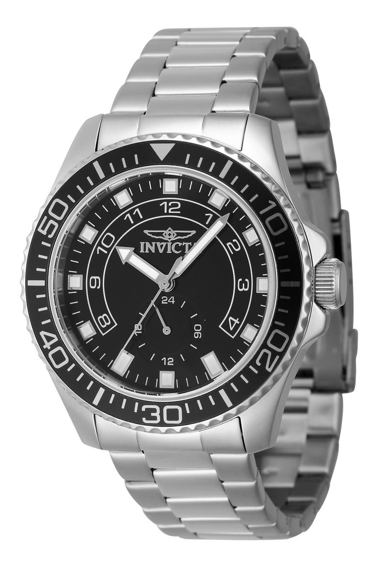 Pro Diver Bracelet Watch, 44mm, Main, color, BLACK