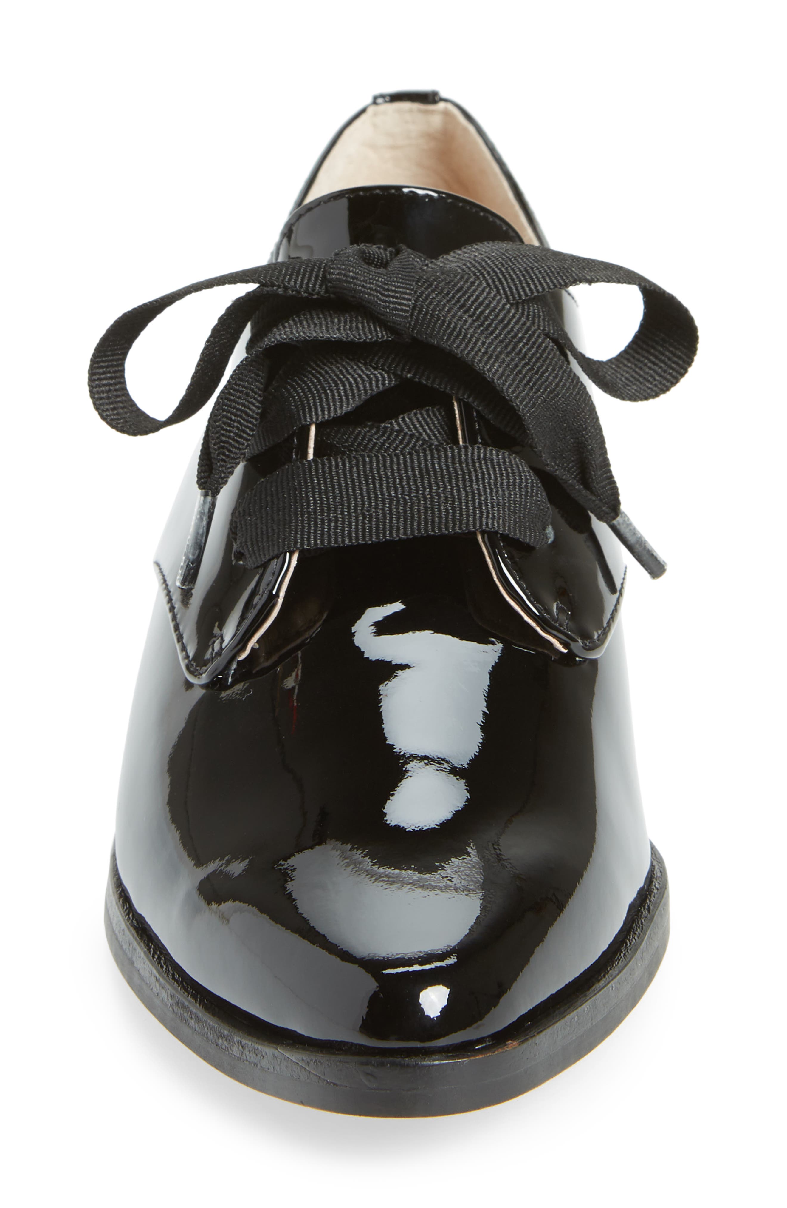 Adwin Almond Toe Oxford (Nordstrom Exclusive), Alternate, color, BLACK