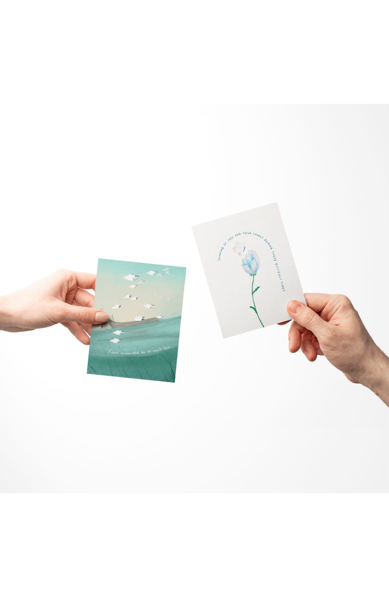 Ramus & Co Sympathy Greeting Card Pack Sets (3 ct, Assorted) Forever Remembered, You're Surrounded By So Much Love, Thanks Quilt, Alternate, color, Multi-Pack