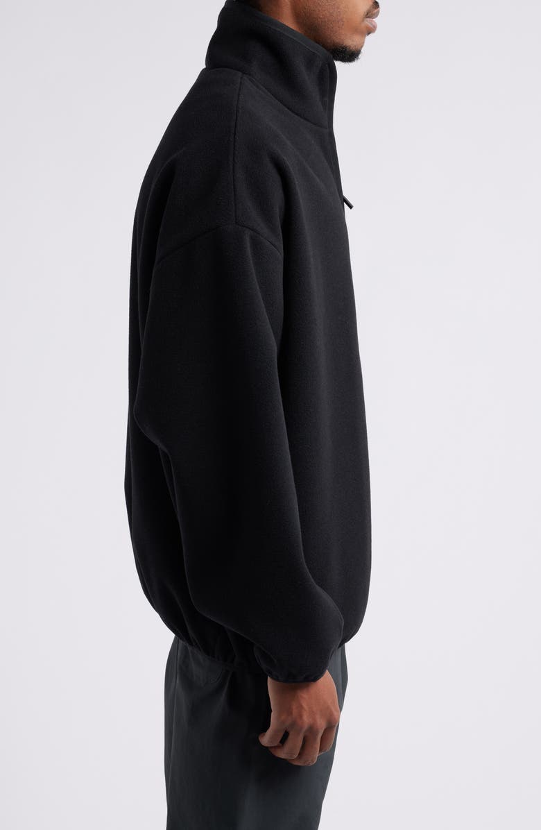 Fear of God Essentials Brushed Half Zip Pullover, Alternate, color,