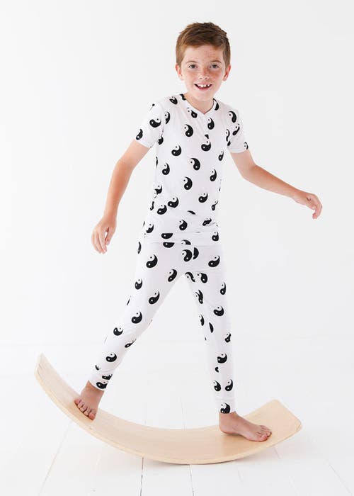 Charlie Lou Baby ® Yin & Yang Pajama Set In White