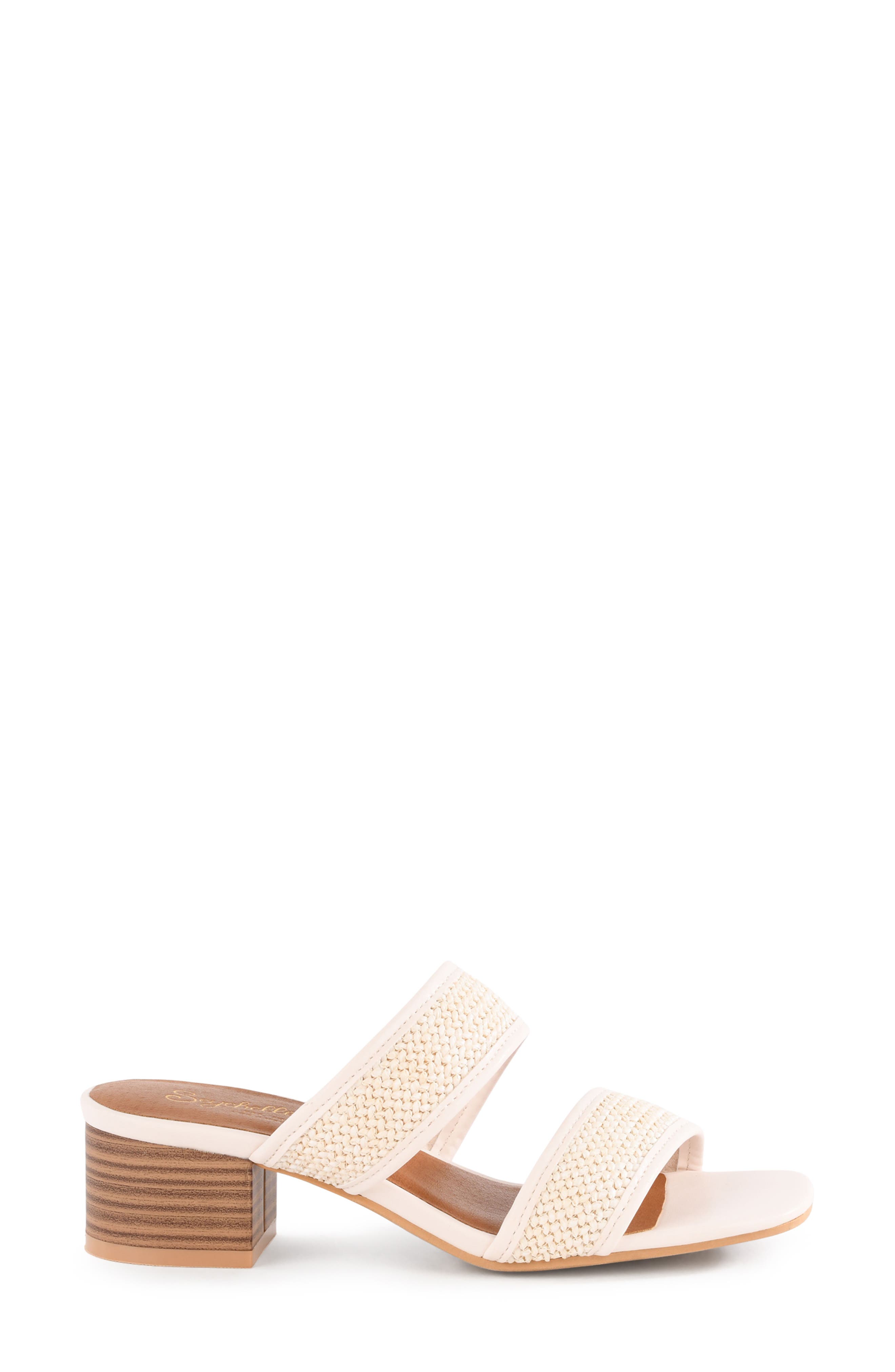 Aurora Slide Sandal, Alternate, color, OFF WHITE
