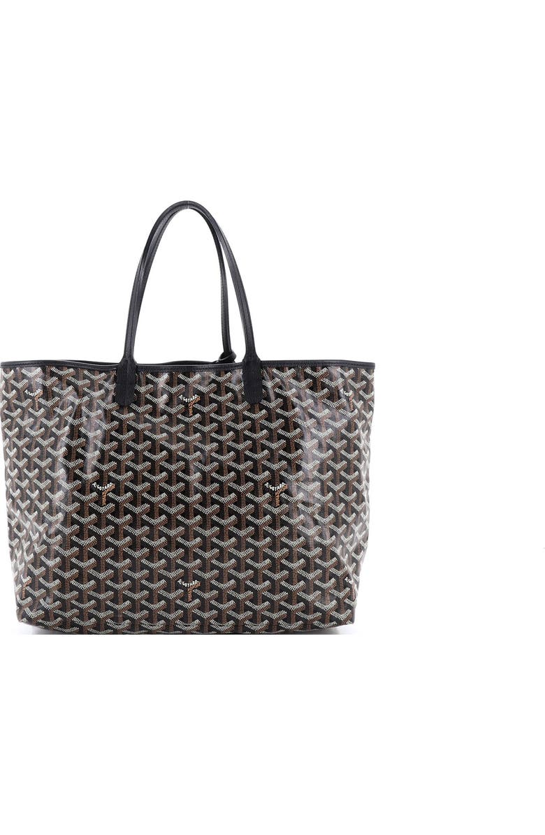 Pre-Owned Goyard Saint Louis Tote Coated Canvas PM, Alternate, color, Black