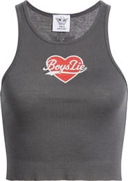 BOYS LIE Begee Waffle Knit Crop Tank