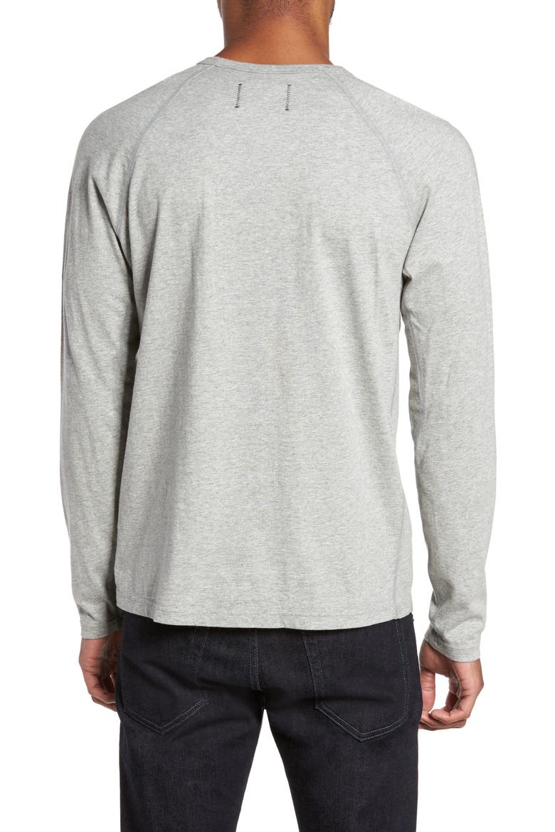 Crewneck Long Sleeve T-Shirt, Alternate, color, HEATHER GREY