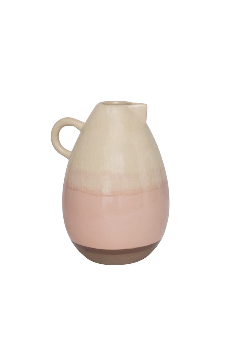 Storied Home Decorative Pitcher, Main, color, Pink