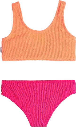 CRINKLE TIE BIKINI SWIMSUIT